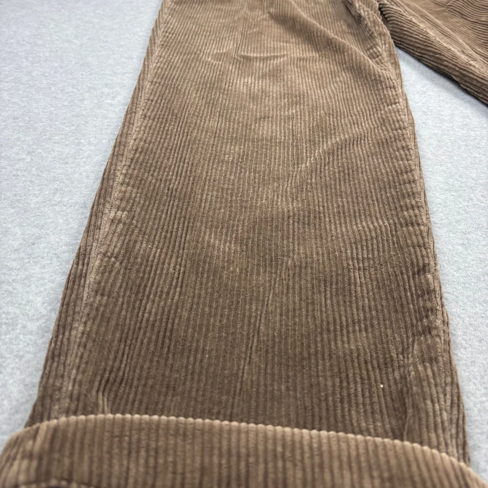 Pantalones de pana de colección Abercrombie Fitch para hombre 34x34 pierna recta puños todas las estaciones Foto 3 de 4