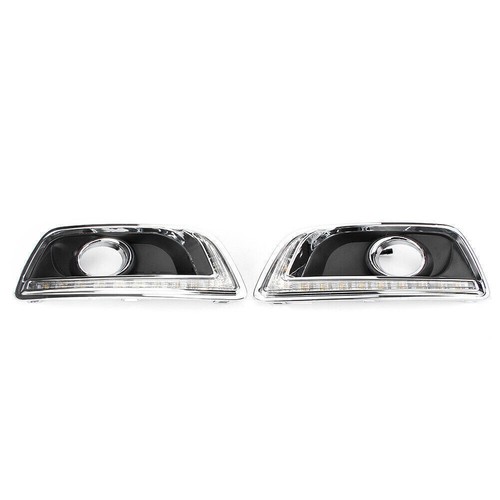 LED Front Daytime Running Light Turn Signal Fog Lamp For Chevy Malibu 2013 2014 - Picture 3 of 8