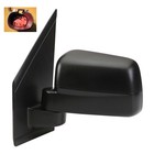 Replacement Textured Driver Side Power Door Mirror w/Heated Glass