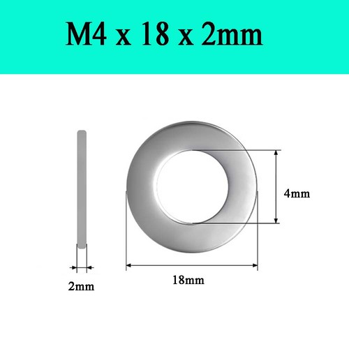 A2 Stainless Steel Flat Washers DIN 125 for Home Decoration or Construction - Picture 107 of 243
