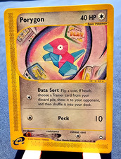 Pokémon Porygon 103a/147 Aquapolis E-Reader Non-Holo, NM + Bonus