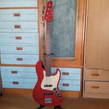 Electric Bass Guitar Selva SAJB-680 Red Alder Body 15050201