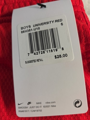 Nike Boys Size 6 Basketball Shorts Ages 5-6 Year Old - Picture 2 of 4