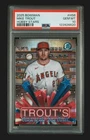2025 Bowman Mike Trout Catch of the Day #HS6 Angels PSA 10