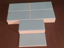  LOT OF 26 NEW Gloss TEAL Subway Tile Made in Mexico 3" X 6" X 1/4"