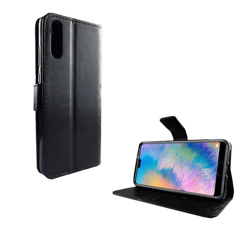 Handyhülle Schutz Case für Huawei P20 Cover Tasche Wallet Etui Handyhülle Neu - Zdjęcie 2 z 3