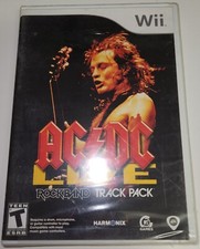 AC/DC Live Rock Band Track Pack (Nintendo Wii) Complete CIB NEW Sealed 🎸🔥