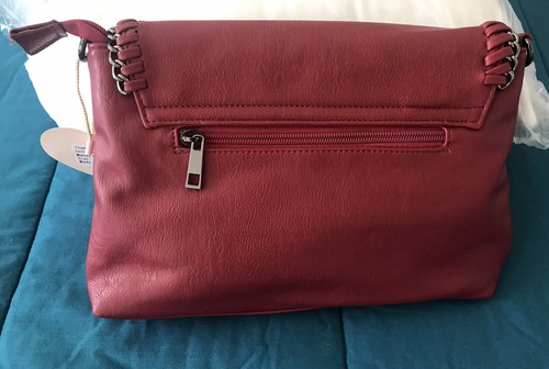 Handtasche Geldbeutel Imoshion rot - neu mit Riemen - Bild 4 von 10