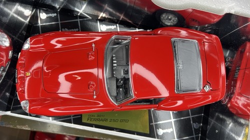 1:18 Bburago Ferrari 250 GTO 1962 Red Diecast Car Model Car Toy Car Burago - Picture 5 of 20