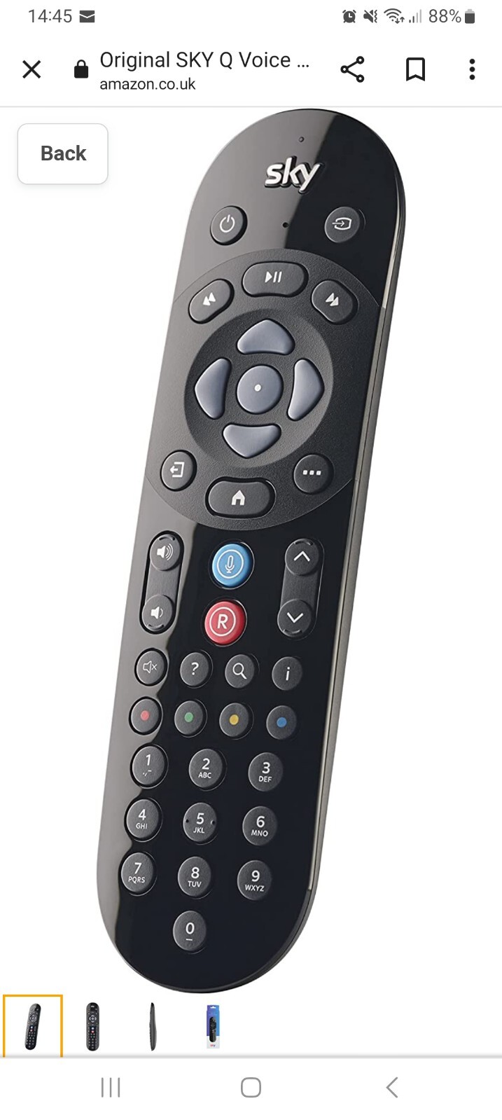 sky q remote voice control ec202 eBay