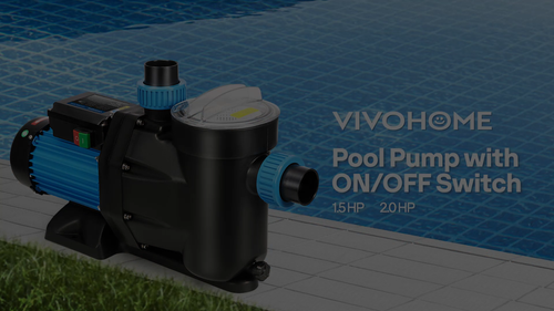 1.5HP 6360GPH Self Primming Swimming Pool Pump In/Above ground w/ ON/OFF Switch - Video 1 of 1
