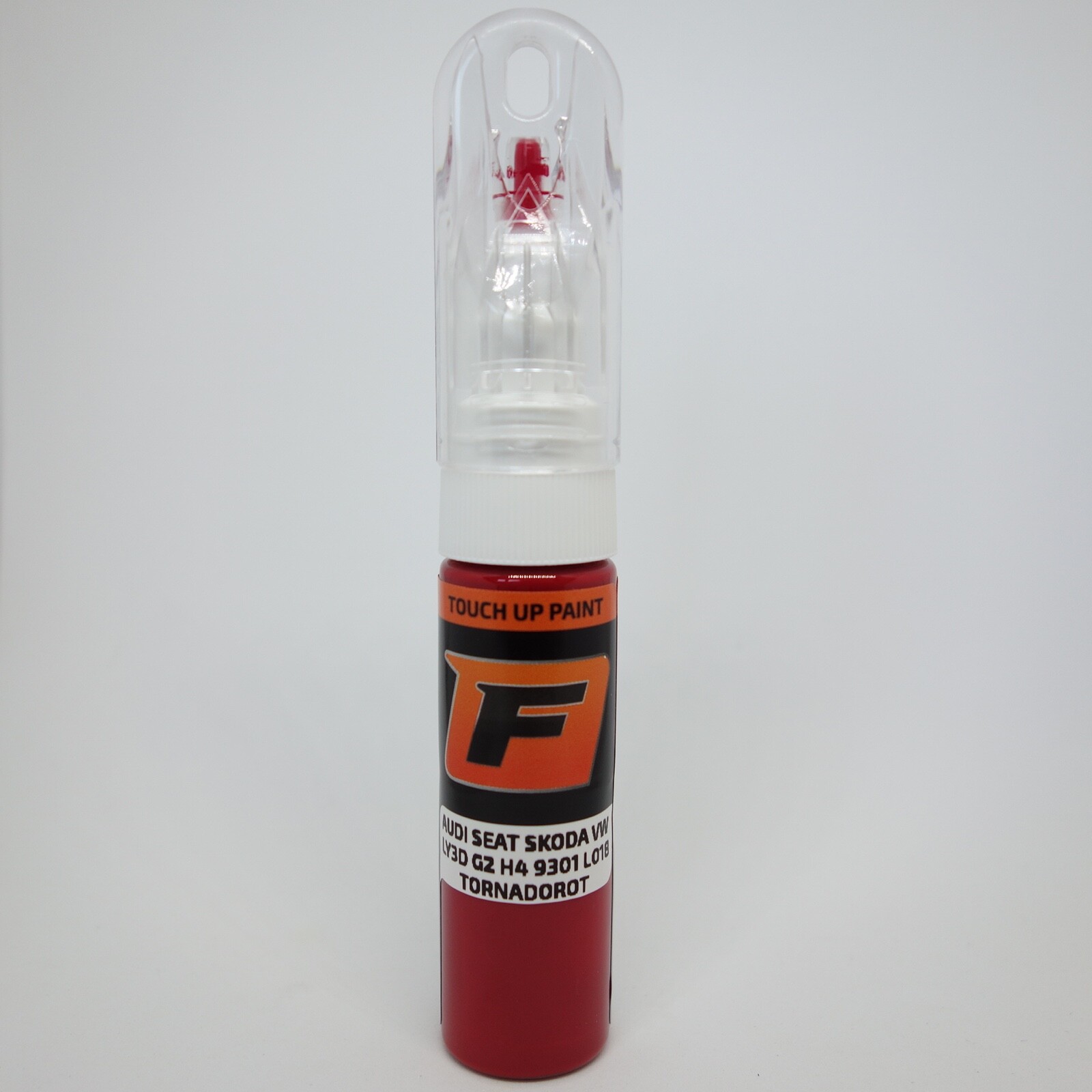 for VW AUDI SEAT SKODA LY3D L018 G2 H4 9301 TORNADO RED Touch Up Paint