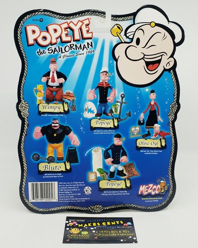 Mezco - Popeye - Wimpy with Jeep, Burgers and Meat Grinder Figure 2001 - NEW! - Picture 2 of 2