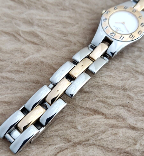 BAUME & MERCIER Linea A525 Gold PL-Stainless Steel Dial 24mm Quartz Ladies Watch - Picture 8 of 13