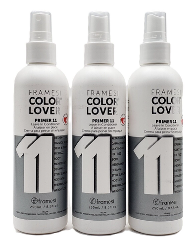 Acondicionador Framesi Color Lover Primer 11 Leave in 8,5 fl oz - PACK DE 3 - Imagen 1 de 4