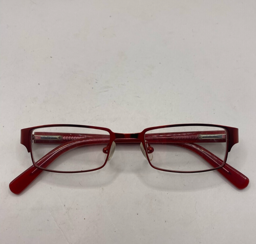 UNBRANDED EYEGLASSES FRAMES ONLY RED FULL RIM 45-17-135 - Picture 7 of 8