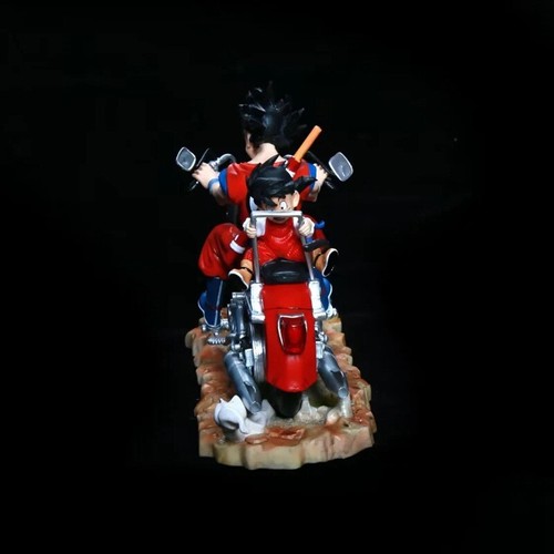 Anime DBZ Son Goku Gohan Motorcycle Bike PVC Model Statue Figure NEW - Picture 7 of 19