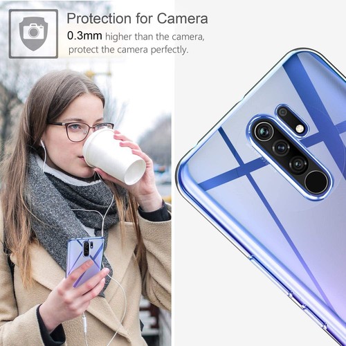 Cover per Xiaomi Redmi 9 Silicone Custodia Protezione Pellicola Vetro Temperato - Foto 13 di 27
