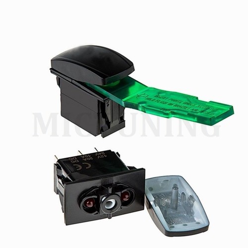 Universal Waterproof 5pin Lighted Whip Rocker Switch Toggle For Car Truck Boat - Picture 8 of 8