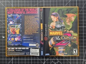 Dreamcast Marvel vs Capcom 2 Custom Case WIth Insert - NO Game or Manual