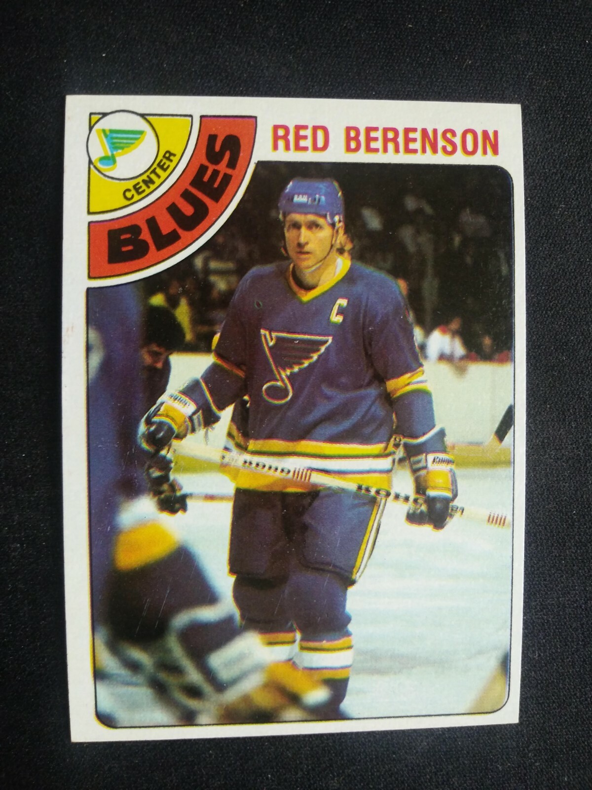 1978-79 Topps Hockey Card # 218 Gordon "Red" Berenson - St. Louis Blues (NM)