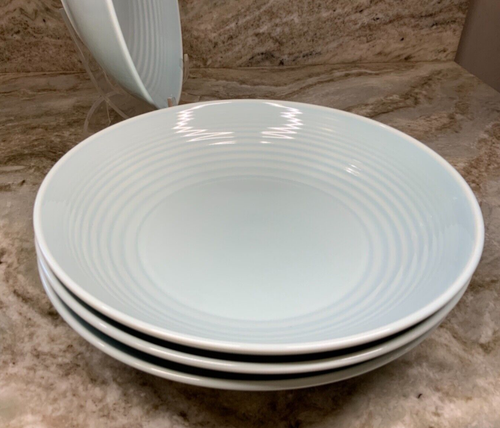 Gordon Ramsay Maze Pasta Bowls. Pretty Light Blue. Set Of 4. Royal Doulton New.