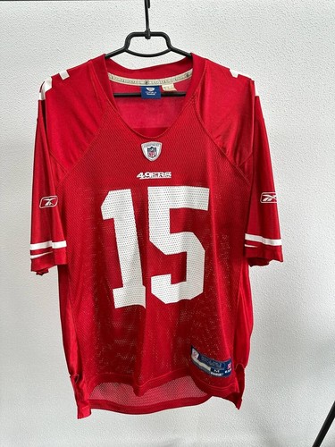 NFL 49Ers Michael Crabtree #15 Jersey Reebok Shirt size M - Picture 2 of 10