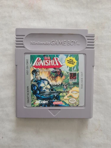 THE PUNISHER THE ULTIMATE PAYBACK Nintendo Game Boy USA AMERICAN Version Gameboy