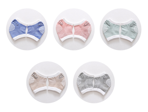 5/6 Paar Baby Sicherheit Anti-Rutsch Krabbeln Knieschützer Socken Gehen Ellenbogenschutz - Bild 3 von 41