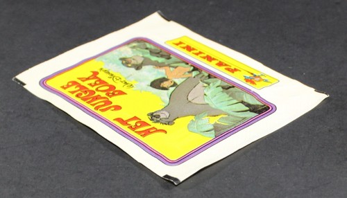 1981 THE JUNGLE BOOK Vintage Dutch Trading Cards Pack Mowgli Baloo by Panini - Picture 3 of 3