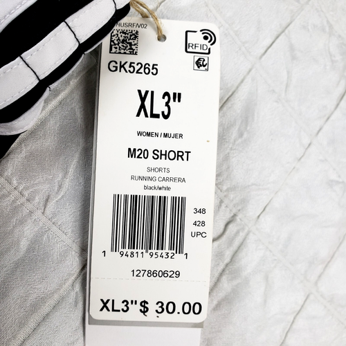 Adidas Women Sz XL Black 3" Running Shorts Lined Active Performance M20 - Picture 5 of 14