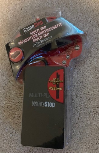 Sony PlayStation 2 GameStop Multi Player PS2 4 Player Adapter Multi-Tap Games