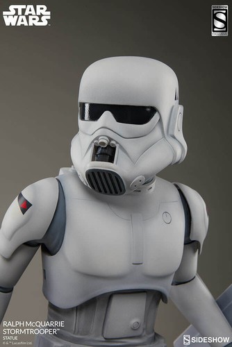 SIDESHOW EXCLUSIVE RALPH MCQUARRIE STORMTROOPER  Statue Artist Series 385/750EX - Picture 2 of 12