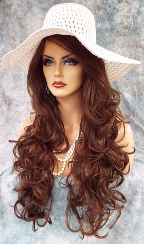 LACE FRONT LACE PIN W/PART WIG | LONG CURLY P4.27.30 HEAT SAFE | 1002 - Bild 10 von 12