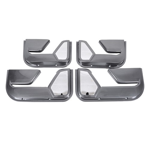 For Ford Ranger 2024 + Carbon fibre ABS Car Inner Side Door Anti-kick Panel Trim - Picture 20 of 21