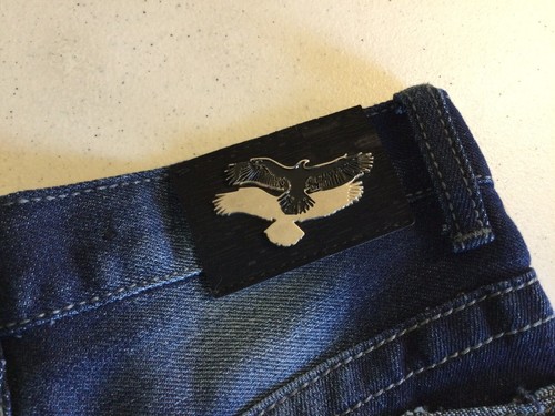 New AMERICAN HAWK Premium Dark Blue Denim 100% Cotton Jeans Youth Boys Size 12 - Picture 9 of 10