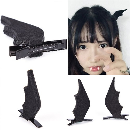 Devil Wings Bat Wings Hair Clip Cosplay Halloween Dress-up Costume Accessori WY8 - Picture 7 of 12