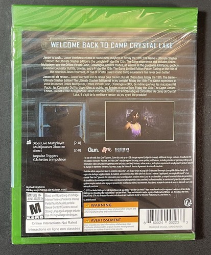 Friday the 13th The Game [ Ultimate Slasher Edition ] (XBOX ONE) NEW - Picture 2 of 6