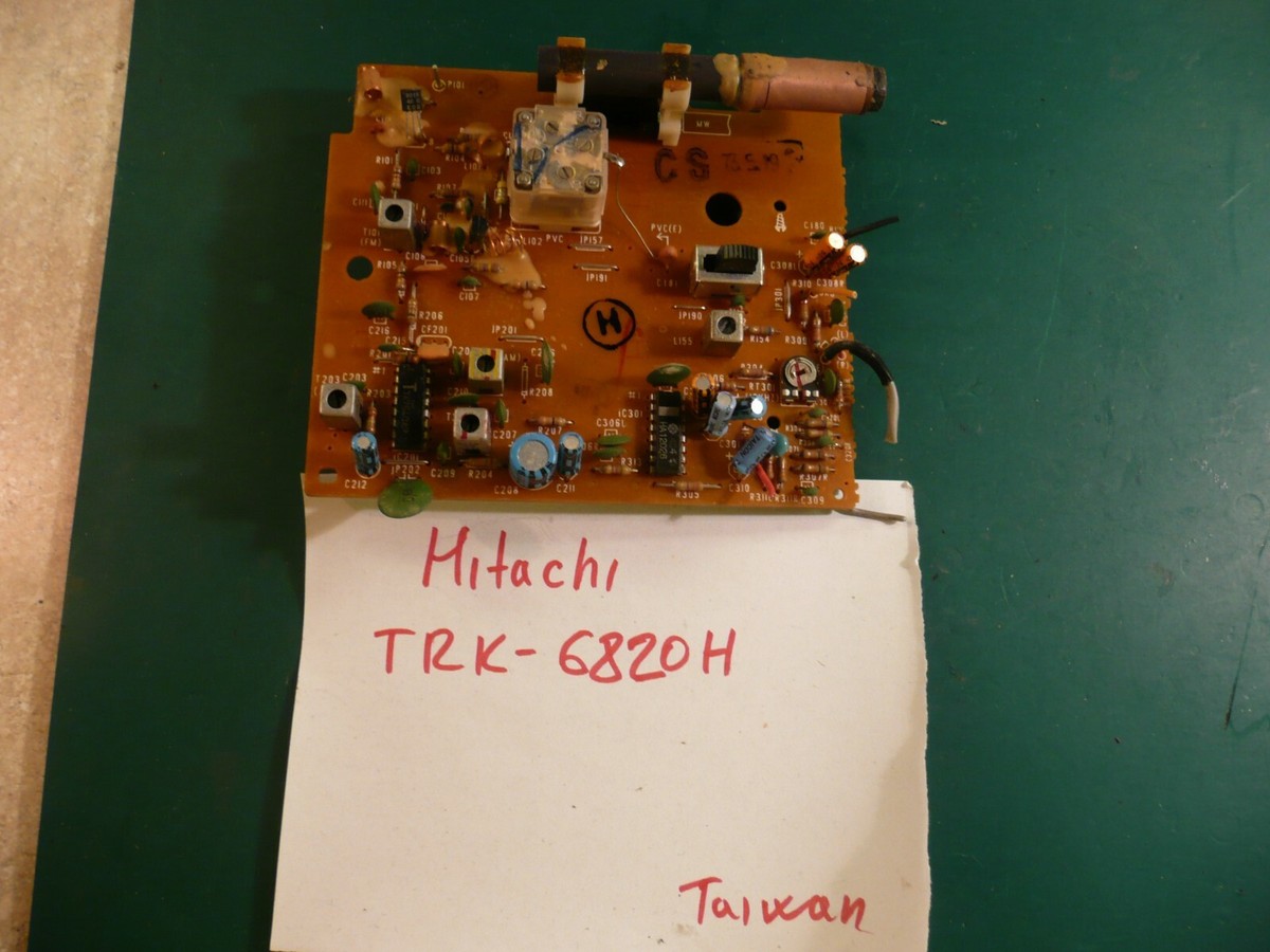 Hitachi TRK-6820H Boombox Replacement Parts Radio Circuit Board Part # 592041 | eBay Hitachi TRK-6820H Boombox Replacement Parts Radio Circuit Board Part # 592041 | eBay