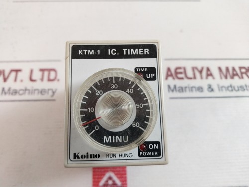 Koino Ktm-1 Timer Auf Verzögerung 0-60 Minu Ac200-220v 50/60hz - Picture 9 of 11