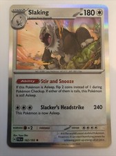 Pokémon TCG Paldea Evolved Slaking Holofoil 162/193 NM Rare