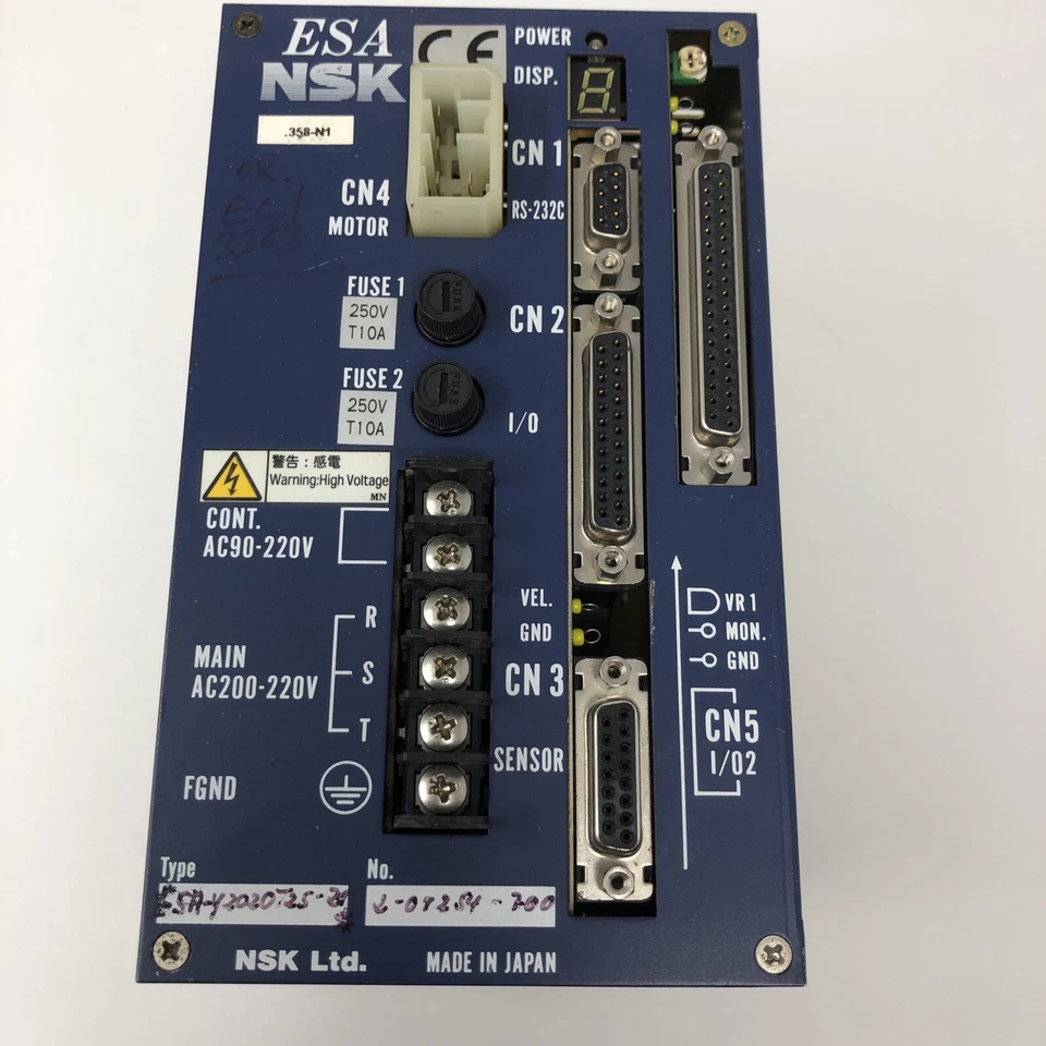 NSK AC Servo Drive ESA-Y2020T25-21 180-242V 50-60Hz ESA - Image 2 of 4
