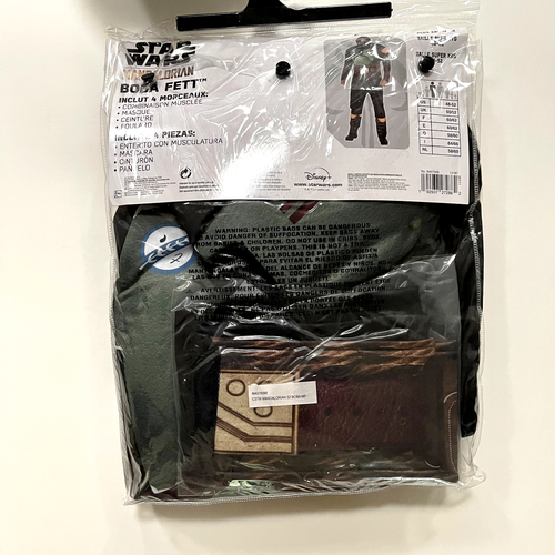 NEW Plus XXL Men's Star Wars Mandalorian BOBA FETT Costume Disney Halloween - Picture 8 of 9