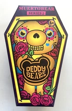 Deddy Bears Series 2 Coffin Muertobear Sugar Skull Mini Bear 5" Plush NIB
