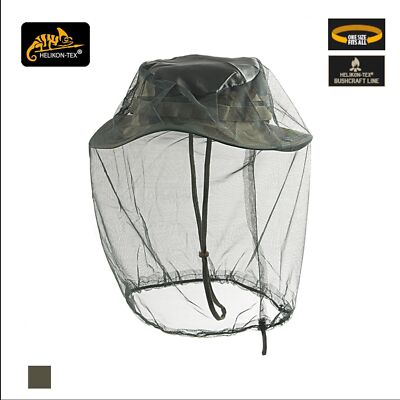 Helikon-Tex Moskitonetz Midge Kopf Net Mikro Sieb Wandern Camping Reisen 