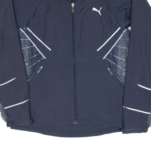 PUMA Running Mens Track Jacket Blue S - Picture 5 of 6