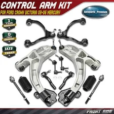 12pcs Front Side Control Arm&Ball Joint Assembly&Sway Bar Link for Ford Mercury