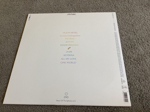 COLDPLAY MOON MUSIC ZOETROPE PICTURE DISC LP 5.000 ONLY SOLD OUT BLOOD RECORDS - Picture 2 of 3