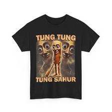 Tung Tung Tung Sahur Viral Italian Brainrot Meme Funny Women Men T-shirt