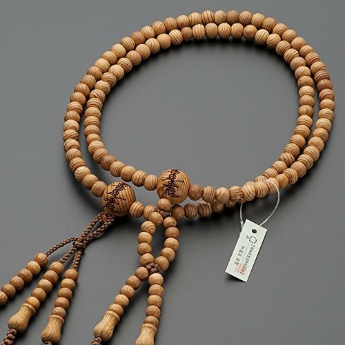 Yakusugi Cedar Nichiren Soka Gakkai Rosary 108 beads Juzu Mala Kyoto Japan - Picture 2 of 7